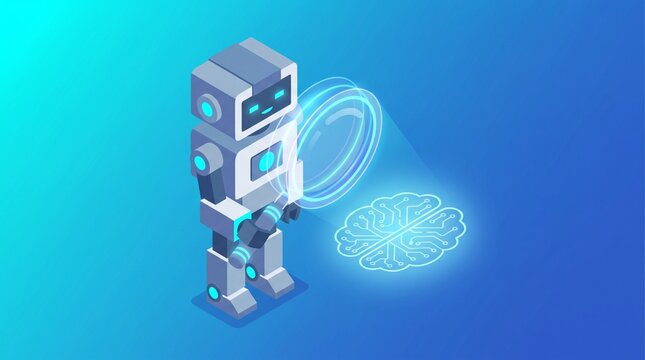 ai cognitive analysis illustration vector