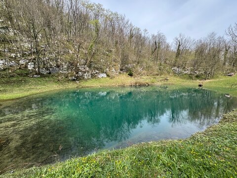 Schmidt lake (Green Lake) or Smit&rsquo;s Lake in Donje Zagorje - Ogulin, Croatia (&Scaron;mitovo jezero ili Zeleno jezero kod Donjeg Zagorja - Ogulin, Hrvatska)