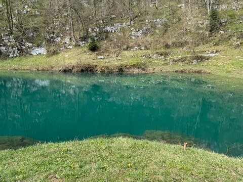 Schmidt lake (Green Lake) or Smit&rsquo;s Lake in Donje Zagorje - Ogulin, Croatia (&Scaron;mitovo jezero ili Zeleno jezero kod Donjeg Zagorja - Ogulin, Hrvatska)