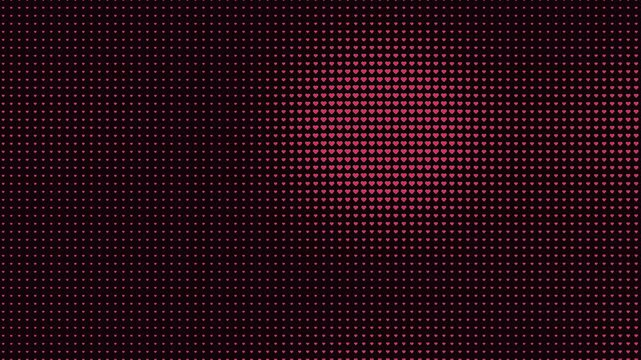 Animated hearts background love romance affection. Valentine&rsquo;s Day social media likes favorites romantic messages wedding anniversary promos dating content relationship themes celebratory motion coupl