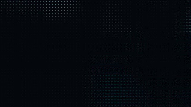 Abstract horizontal data lines pulse expand dark digital grid seamless loop. Futuristic background artificial intelligence data processing communication computing cybersecurity analytics networks