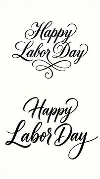 Elegant Hand Lettered Calligraphy Script for Seasonal Holiday Greeting