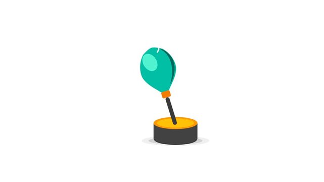 Reflex Bag Icon, seamless, loop