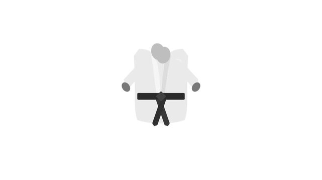 Martial Arts Gi, seamless, loop