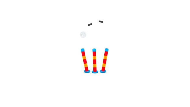 Cricket Icon Animation, seamless, loop