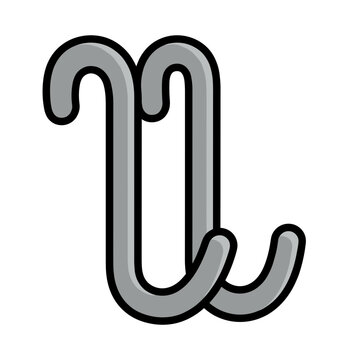 Javanese script aksara jawa character ra vector illustration