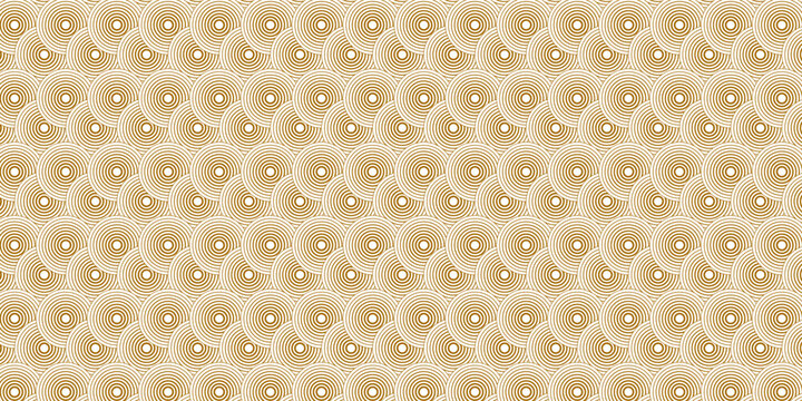 The geometric pattern with lines. Seamless vector background. White and gold texture. Graphic modern pattern. Simple lattice graphic design