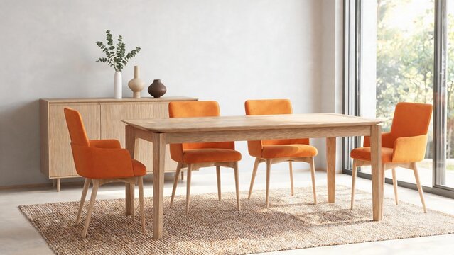modern dining room