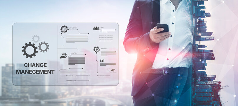 Change management strategy combining innovation, globalization, and teamwork to enable business transformation and emotional engagement in modern organizations Vouch