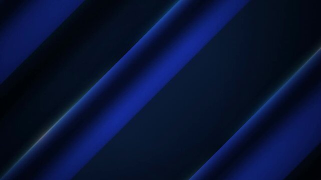 Blue diagonal parallel bands seamless loop motion background