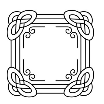 Celtic Knot Border Design