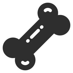 Fototapeta na wymiar Dog bone icon. Pet treat line symbol
