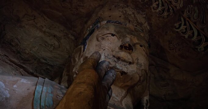 Yungang Caves Northern Wei Dynasty Rock Art 4K