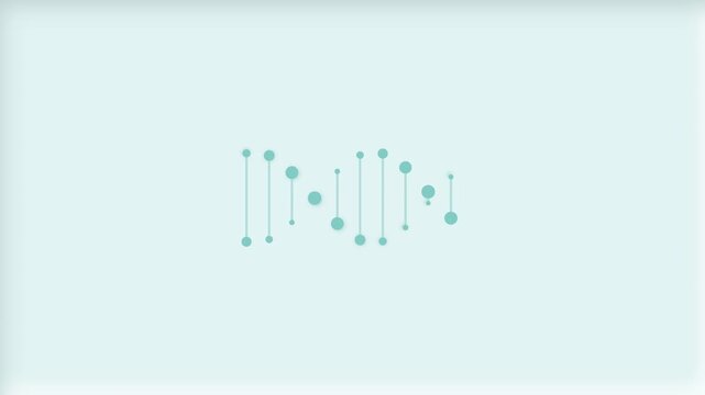 Abstract data visualization with connected points and lines