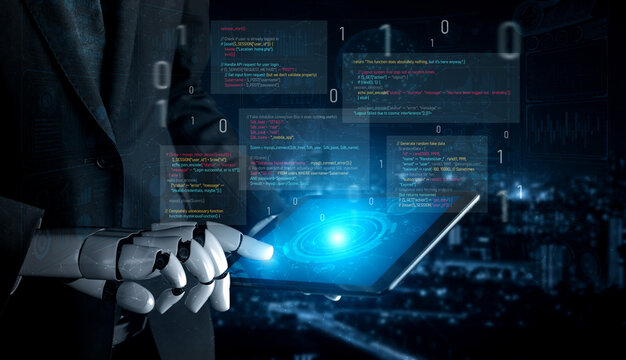 AI auditing faulty programming code, detecting anomalies, insecure logic, and suggesting corrections in a humorous and flawed code example. Vouch
