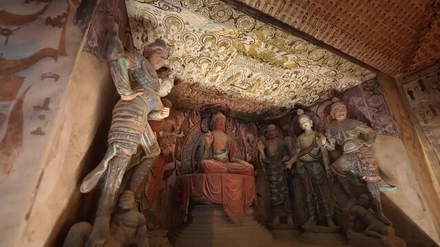 Dunhuang Mural Paintings Buddhist Culture 4K