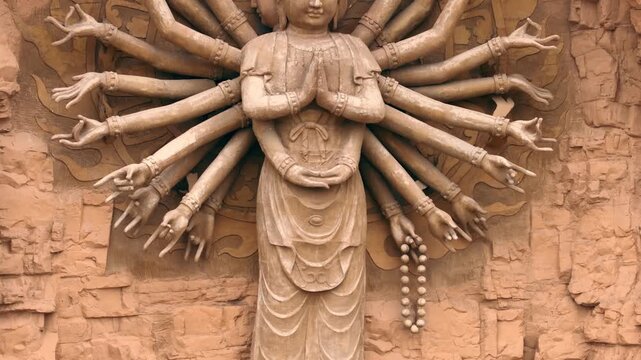 Dunhuang Frescoes Buddhist Missionary Art 4K