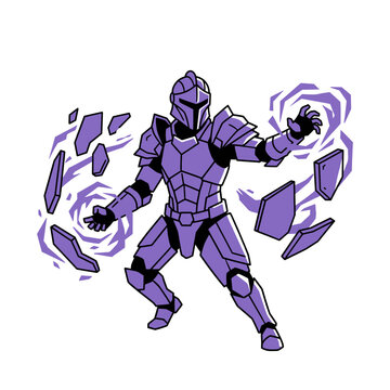 Dynamic Master Chief armor illustration action pose vibrant sci fi warrior art digital painting