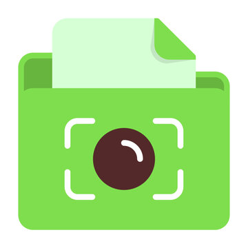 Screenshots Folder Vector Icon