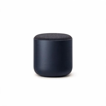 Compact Voice Assistant Smart Speaker for Connected Home Technology Isolated on White