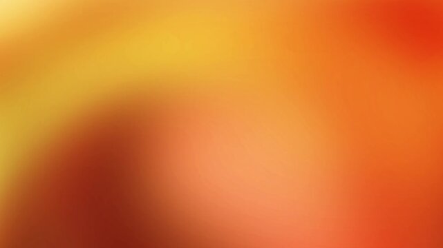 Warm golden orange fiery red and bright yellow gradient background loop with clean glowing fluid light motion Perfect for energetic presentation backgrounds and creative overlays
