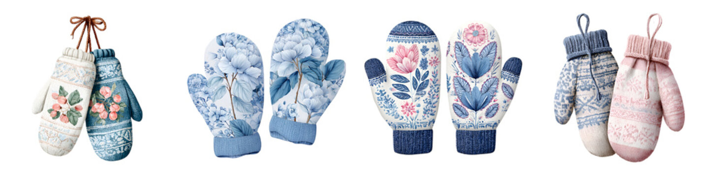 Winter Mittens Collection: Cozy Knitted Accessories
