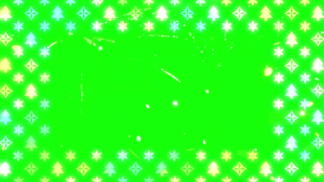 Insane discount shop now holiday motion graphic with glowing star and tree pattern for retail advertisement video