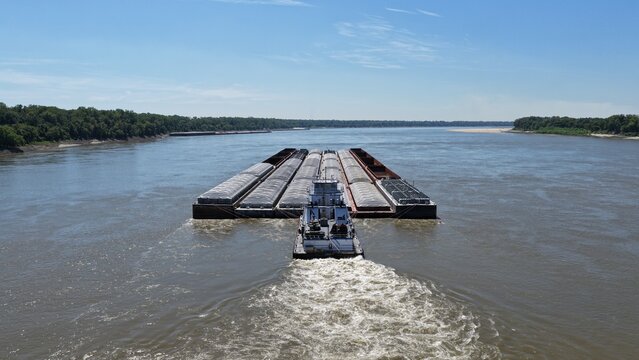 Barges on the River