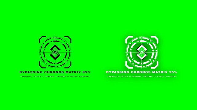 Chronos Kernel Override Granted Chroma Key Animation.