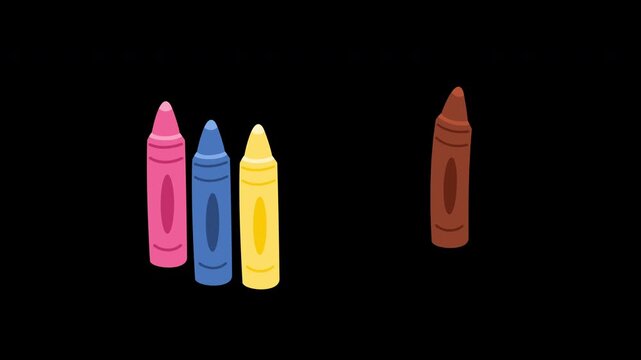 colorful crayon illustration