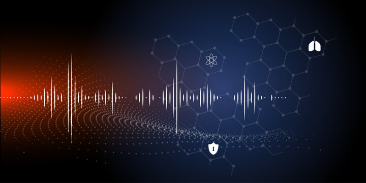 abstract hexagon texture health care and science icon pattern medical innovation concept background vector design.