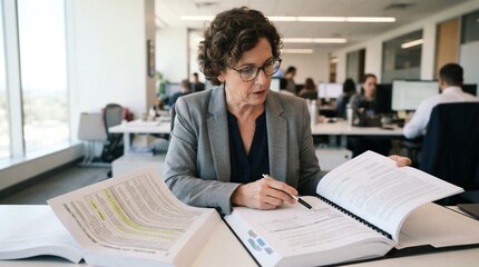Obraz premium Insurance auditor comparing a policy's free look refund timing to state law – Insurance policy compliance concept