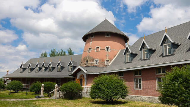 Historic European-Style Manor House in Harbin with Round Tower
