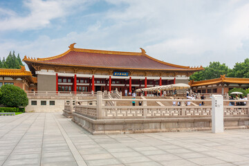 Obraz premium Nanjing Museum Traditional Chinese Temple, Jiangsu Province