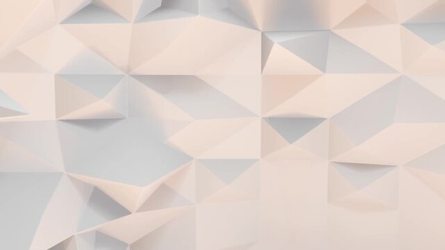 White Geometric Abstract Background Animation