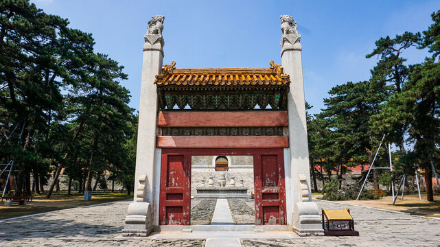 Qingxi Mausoleum Gate, Baoding Hebei - Traditional Chinese Architecture