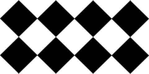 Obraz premium Checkered flag wave on white background design for sport race championship vector illustration.