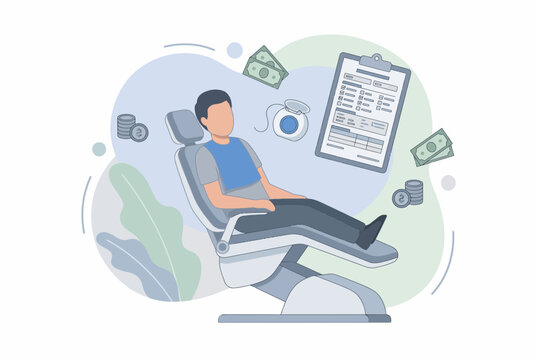 Dental Insurance Coverage and Medical Claim Illustration