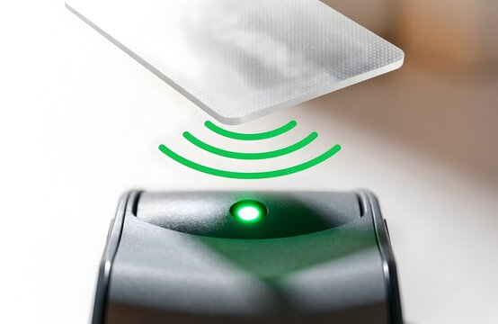 Contactless payment with a credit card and terminal reader