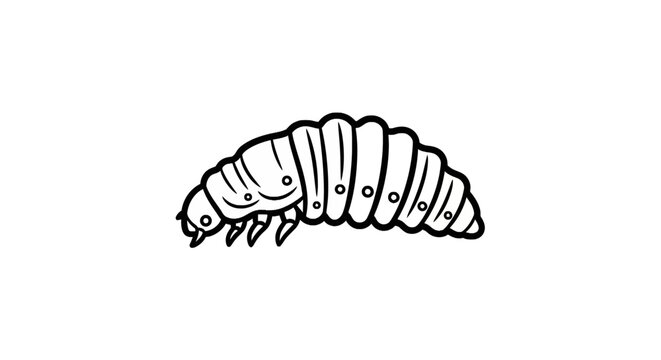 Insect Larva Caterpillar Worm Creature.