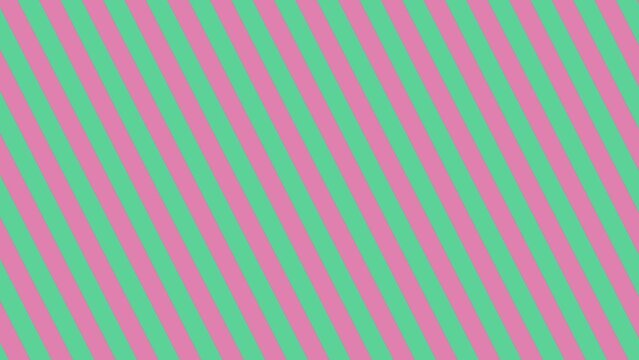 Abstract pink and green diagonal stripe pattern seamless geometric vector background parallel line graphic tile design
