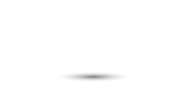 4K Hazard Traffic Cone Morphing and Bouncing Motion Graphic Animation
