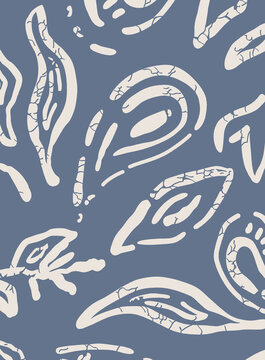 seamless pattern with fishes and fish