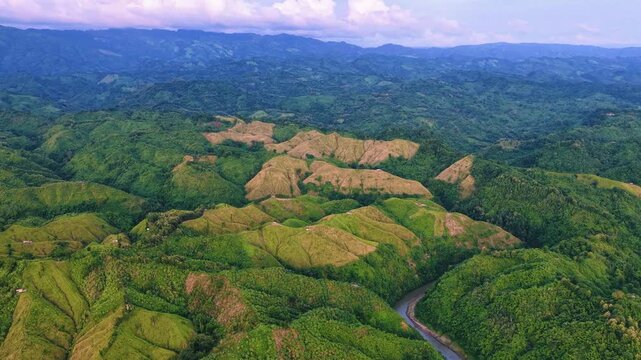 Jhum Hills in Alikadam, Bangladesh
