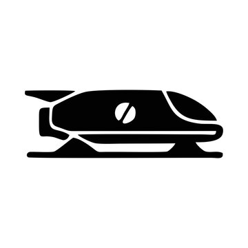 High Speed Bullet Train Transport Logo