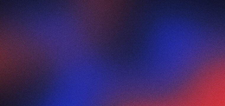 Abstract blue red purple gradient background with soft grain texture, moody color blend and atmospheric lighting for creative design use