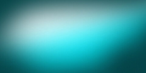 Fototapeta premium Soft Teal and White Abstract Gradient Background with Smooth Blurred Light, Minimal Fresh Digital Wallpaper and Modern Technology Design Backdrop