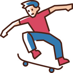 boy on skateboard © BZZRICON
