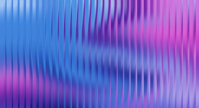 Vertical blue and purple gradient stripes with wavy texture effect