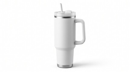 Obraz premium Blank Large Handled Tumbler Mockup